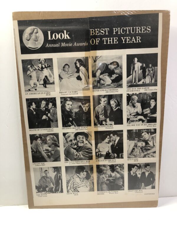 1951 Look Magazine Page - Best Pictures of the Year Movie Awards