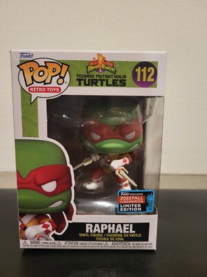 Funko Pop! MMPR & TMNT Raphael #112 NYCC 2022 Limited Edition READ DESCRIPTION!