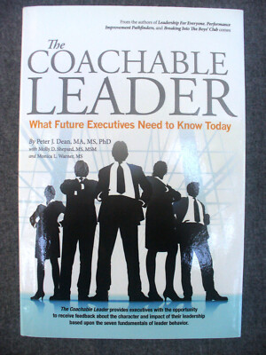 The Coachable Leader - AUTOGRAPHED Copy NEW Signed Hardcover - Future Executives