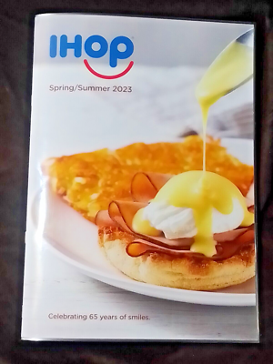 IHOP Restaurant Official MENU July 2023 10 page Genuine. Only