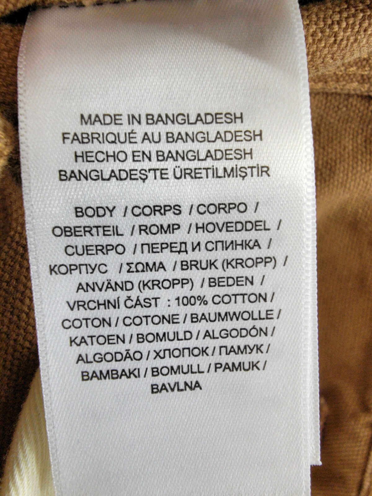 Ralph Lauren Canvas Carpenter Pants Big Boys' 12 Beige Solid Zip Snap Closure - Picture 15 of 19