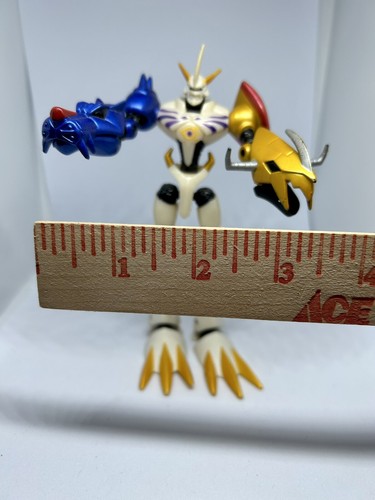 Digimon Omnimon Bandai 2000 Action Figure Vintage Toy Omegamon-Read