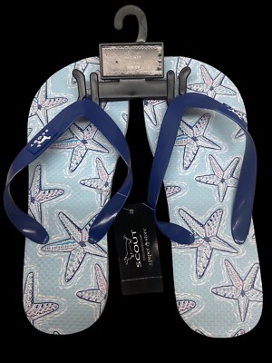 New with Tags Scout Starfish Flip Flops Size 7/8