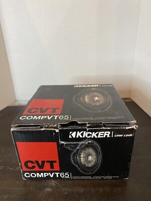 Kicker CVT COMPVT65 Subwoofer New Open Box