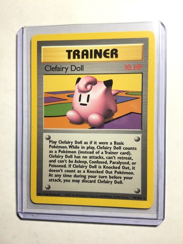 PSA8 ピッピ人形 clefairy doll 1996 9 Pokemon PSA 9 MINT Clefairy Doll 1996 Base Set Japanese Card