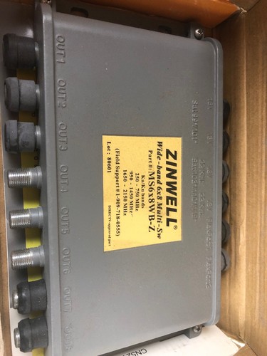 Zinwell Wide-band 6 x 8 Multi-Switch for Ka/Ku Dish Antenna DirecTV MS6X8WB-Z