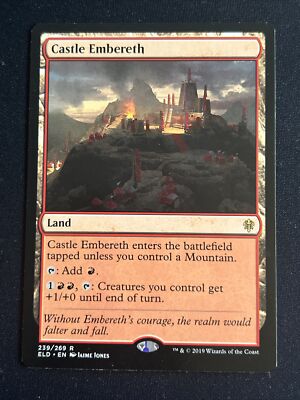 1x Castle Embereth (239) Throne of Eldraine LP MTG Magic the Gathering x1 MKE