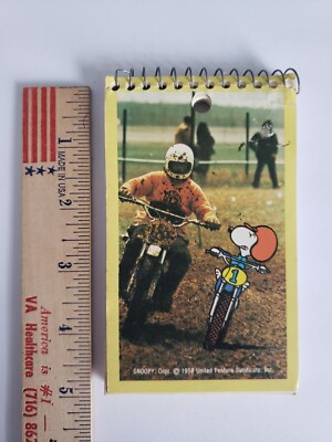Vintage 1970 Butterfly Originals/ Plymouth Inc. Peanuts/ Snoopy Memo Pad NO UPC