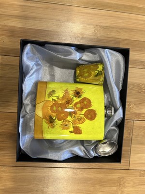 Van Gogh Flask And Shot Glass