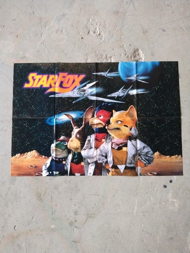 ☆Star Fox スターフォックス☆ポスター　Vintage SNES STAR FOX Original Promo Poster SNES NINTENDO | eBay