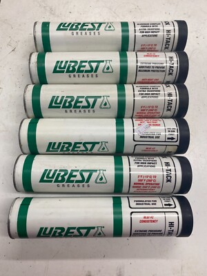 6 Pack - LuBest Grease Cartridge Hi-Tack Tack Extreme Pressure Multi-PurposeTemp