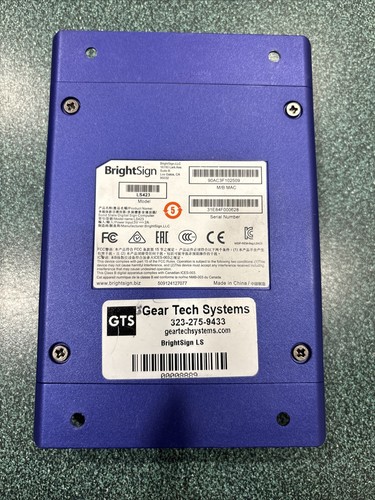 BrightSign LS423 Blue LS3 Standard Media Player Only
