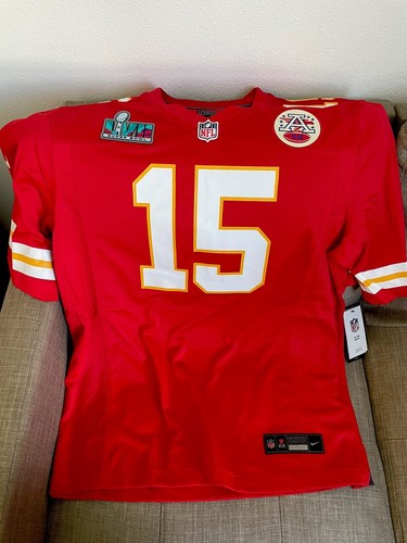 NIKE チーフス パトリック・マホームズ ゲームユニフォーム XL Nike NFL Patrick Mahomes # 15 On Field Super Bowl Jersey