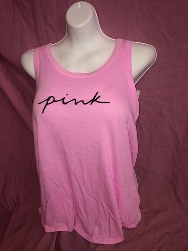 Victoria's secret PINK★ファッションピンクタンクトップ Victoria's Secret PINK Everyday Racerback Tank Top Shirt