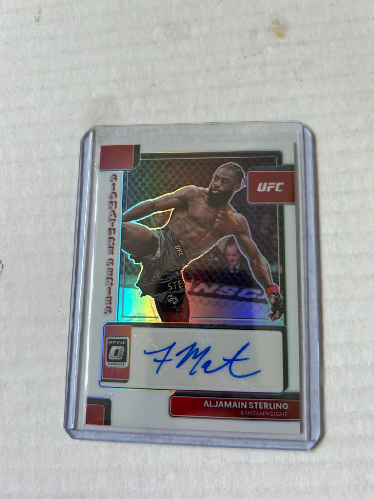 UFC　Optic　ラウル・ロサス　サインカード UFC Optic ラウル・ロサス サインカード