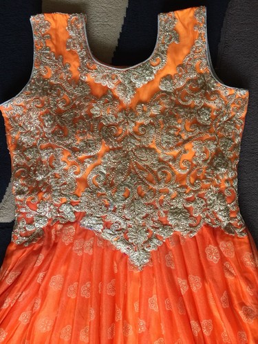 indian long party dress