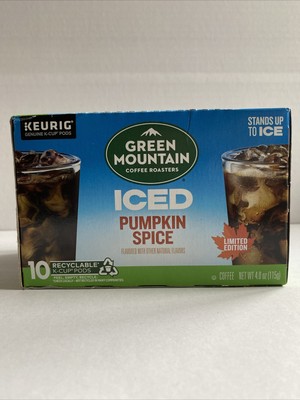 Green Mountain Ice Pumpkin SpiceCoffee K-Cup Pods 10 Count