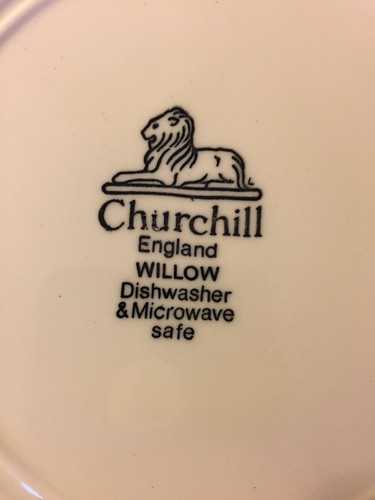 Churchill England Willow Plate 10.25”
