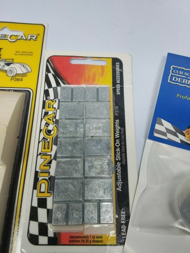 Pine Wood Derby Lot Accessories Scouts