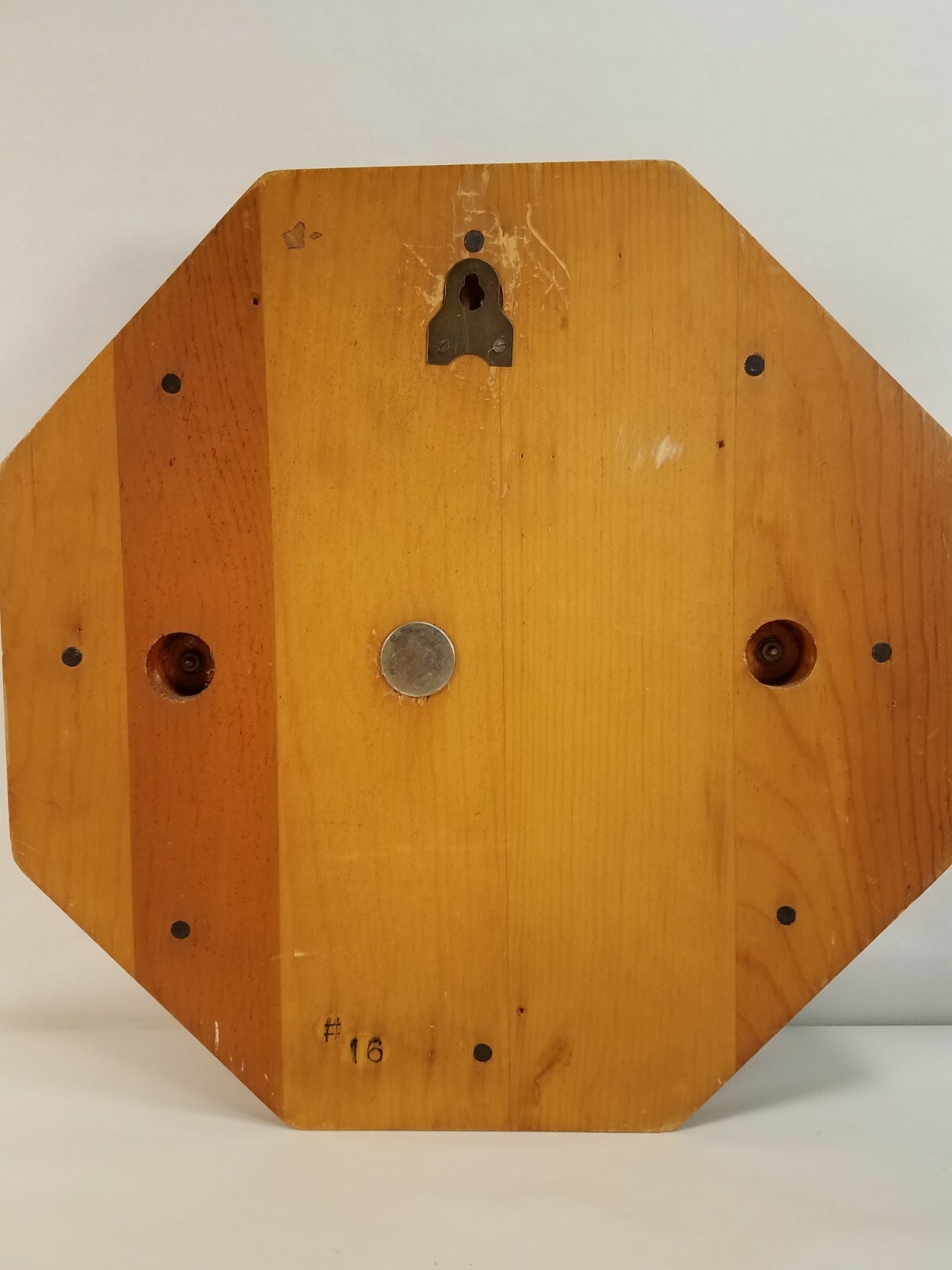 VINTAGE Barometer Peter F. Bollenbach Jeweled Wall Mounted - Wood Brass - NICE!