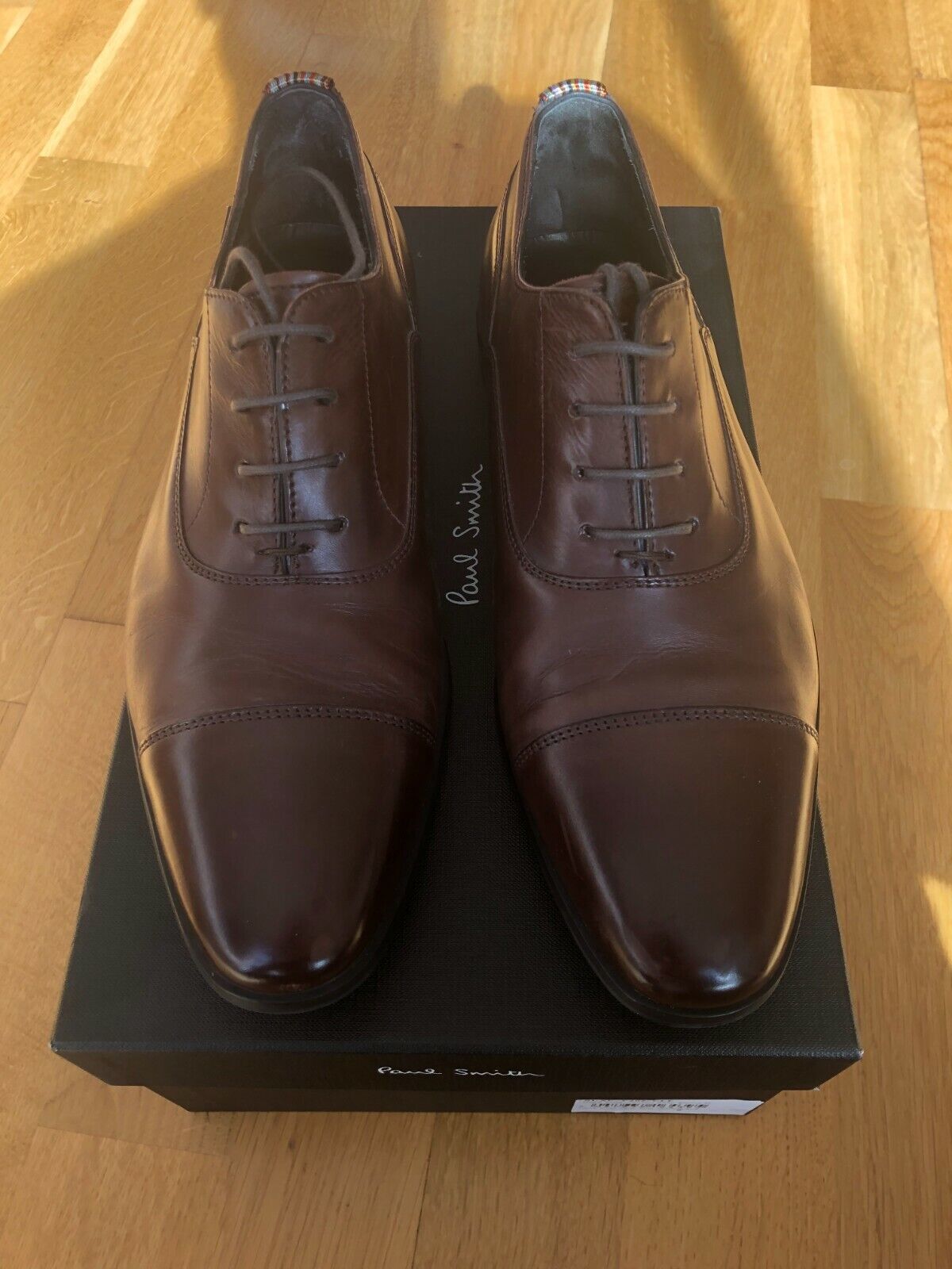 Paul Smith Men's Dark Brown Leather Morton Oxford Dress Paul Smith Men's Dark Brown Leather Morton Oxford Dress
