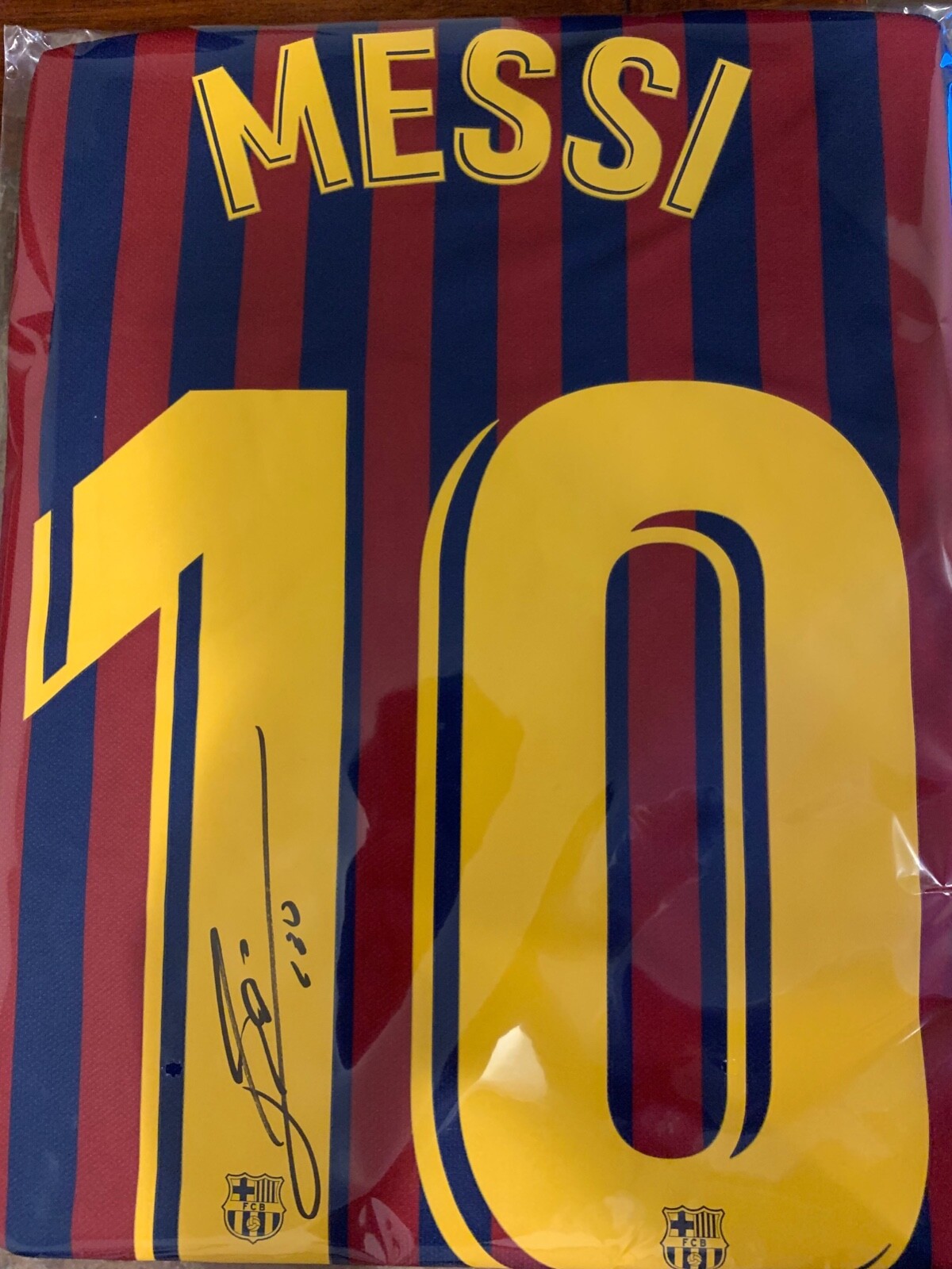 Lionel Messi Signed 2018/19 UEFA Champions League Jersey (ICONS COA)