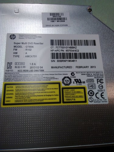682749-001 HP GT80N MULTI DVD REWRITER