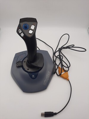 Logitech 863167-0000 Wingman Extreme Digital 3D Joystick Gaming W/USB Adapter