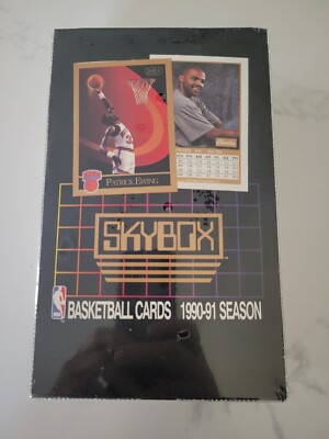 1990-91 Skybox Basketball Cards Factory Sealed Series 1 Box 36 packs