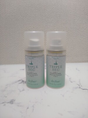 Drybar TRIPLE SEC 3-In-1 Finishing Spray Blanc Scent Refresh Hair .35 oz New X2