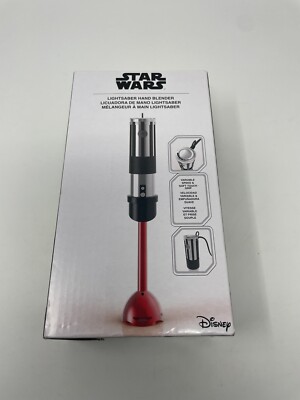 Star Wars Disney lightsaber Kitchen hand blender Red New 15  Uncanny Brands