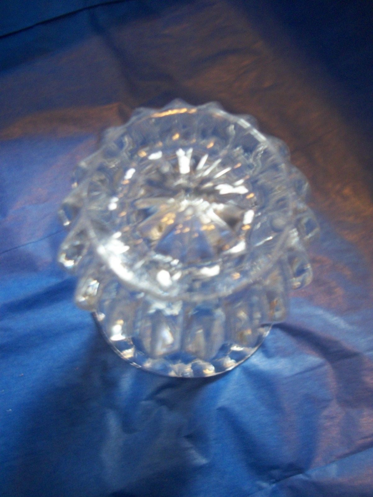 vintage Crystal Toothpick Holder