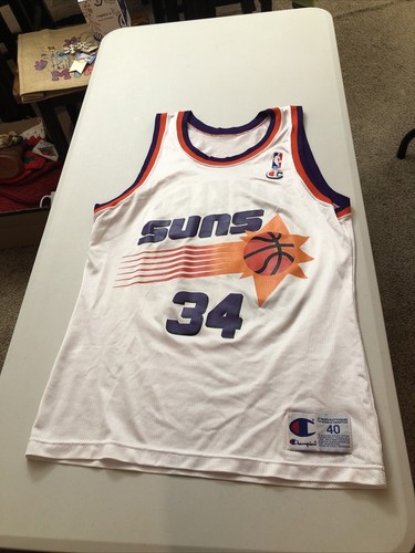 ウェア 90's champion NBA phoenix suns barkley Vintage 90s Champion NBA Phoenix Suns Charles Barkley 34
