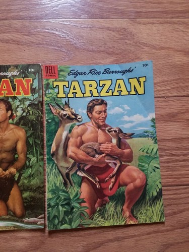 50s Tarzan Lot Of 3 - Dell Comics Golden Age 10 Cent Covers - #38, 44, 67