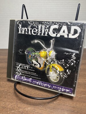 Intellicad Full Featured Professional 2D/3D Cad PC CD ROM Software Draft Design