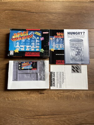 Space Invaders (Super Nintendo SNES, 1997) CIB, Authentic And Tested