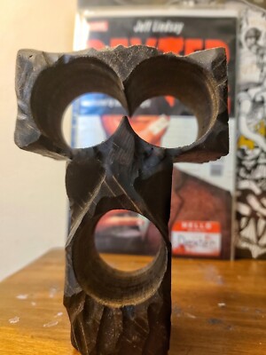 6'' Wooden Carving, Face Of The Beyond