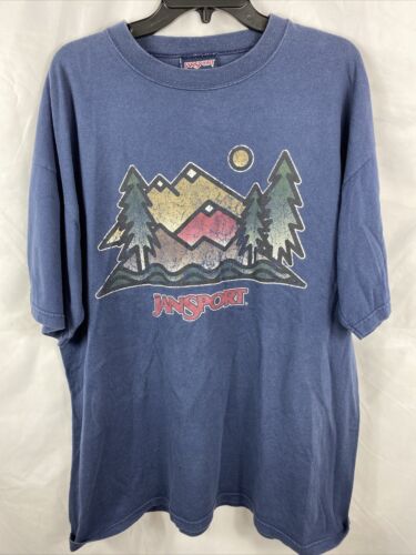 Vintage 90s JanSport T Shirt Men's XL USA Trees Mountains Vintage 90s JanSport T Shirt Men's XL USA Trees Mountains