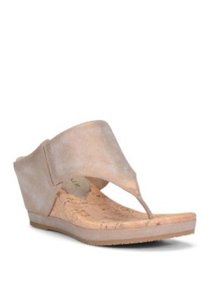 Женские босоножки-стринги на танкетке DONALD PLINER Womens Gold Cork Malone-t8, 10 м