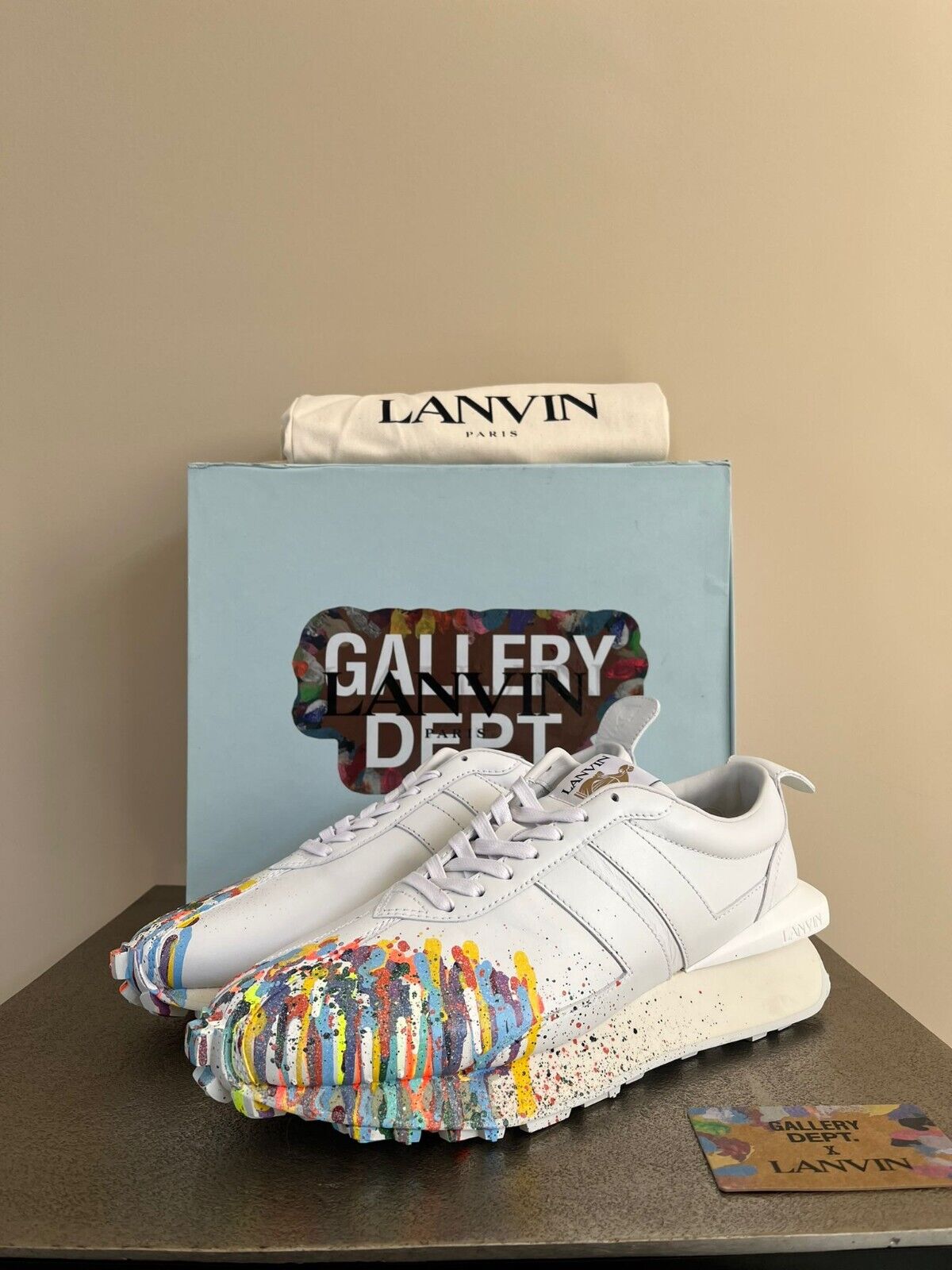 Gallery Dept. × Lanvin , Paint Splatter Bump Sneakers in Gallery Dept. × Lanvin , Paint Splatter Bump Sneakers in