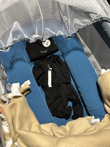 Knit/Crochet Personalized Baby Batman Blanket, Hat and