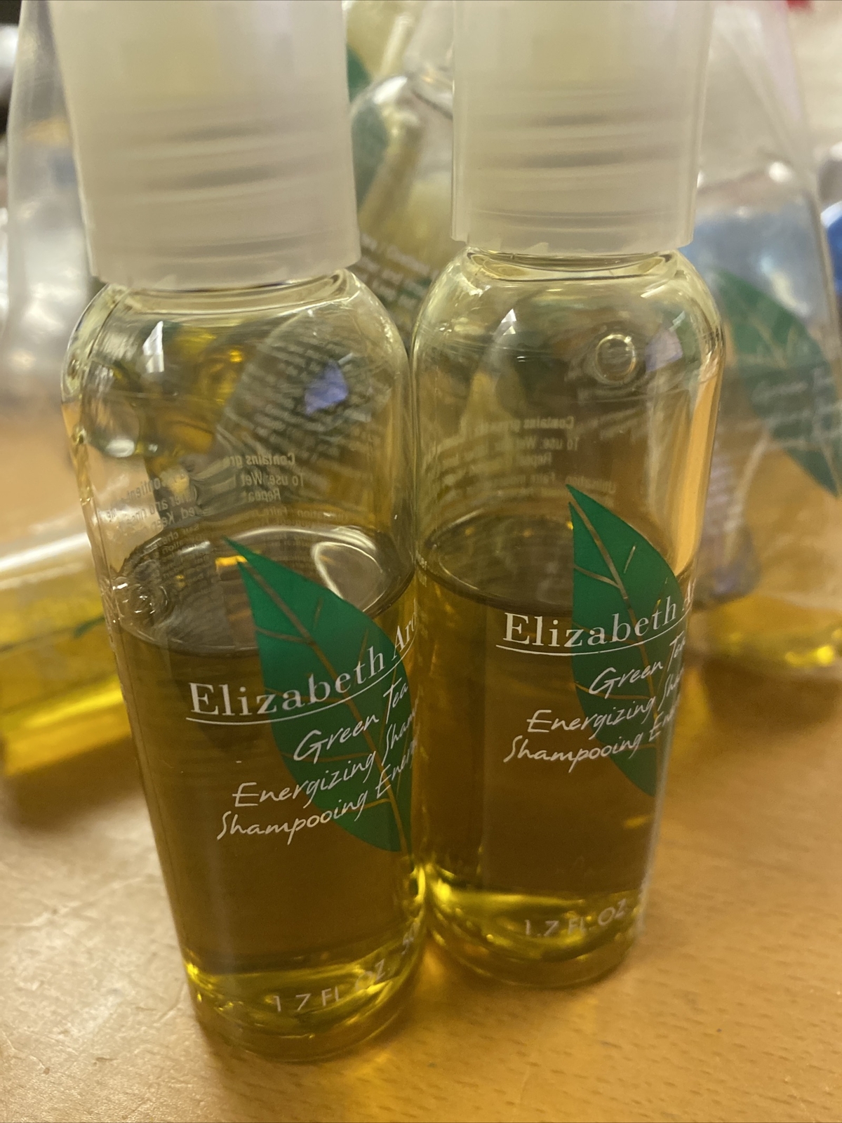 PACK OF 2 GREEN TEA by Elizabeth Arden Energizing Shampoo 1.7 oz / 50mL NWOB