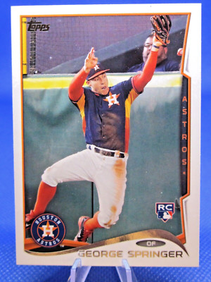 2014 TOPPS UPDATE US-10 GEORGE SPRINGER SP SHORT PRINT VARIATION ASTROS ROOKIE