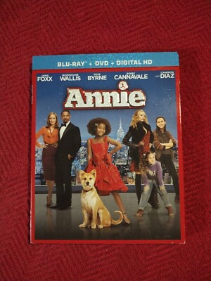 Annie (Blu-ray/DVD, 2014, 2-Disc Set, With Slipcover)