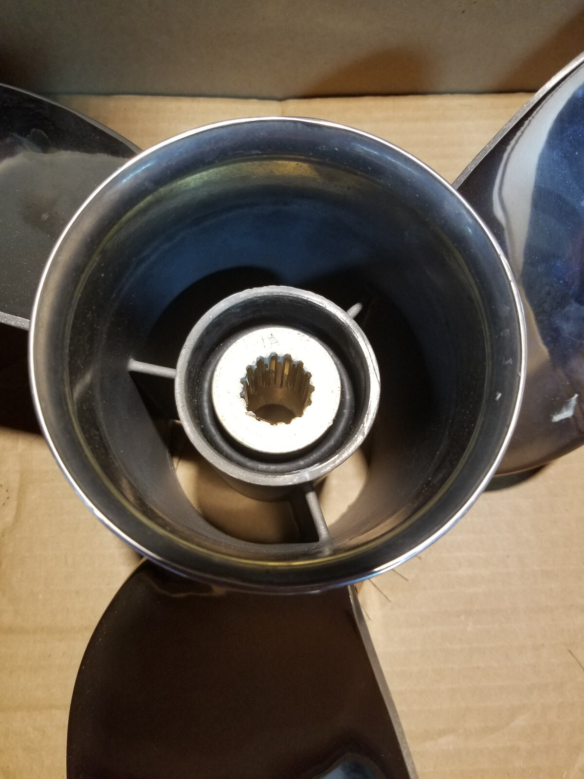 Yamaha Pro Series Boat Propeller 66K-45974-B0 | 14 1/2 x 23 P Stainless - Picture 6 of 6