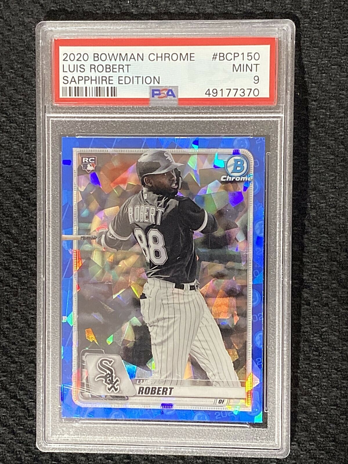 2020 Bowman Chrome Sapphire Luis Robert RC Rookie Card