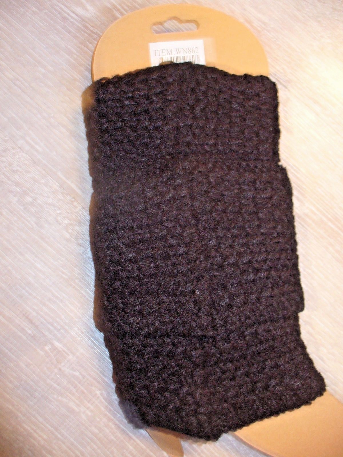 NIP Women's Boot Cuff w/ Buttons Leg Warmer Black