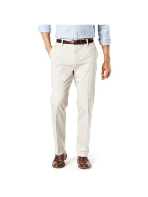 

DOCKERS Мужские белые эластичные брюки классического кроя, Белый, 594100006