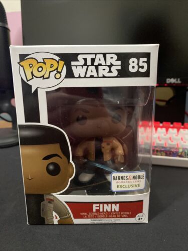 Finn (with Lightsaber) Star Wars Funko Pop - Barnes & Noble Exclusive RARE