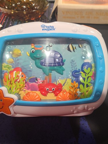 Baby Einstein Sea Dream Sleep Soother Music Crib Toy Fish Tank Aquarium TESTED